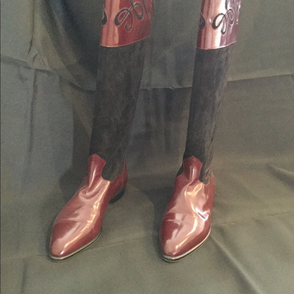 Italian Leather Boots at 80% Off, Like New
